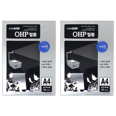 Lami Ace OHP透明膠片複印紙 100mic 100張, A4, 2包
