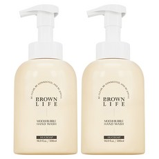 BROWN Mochi溫和洗手慕斯 擁抱皂香, 500ml, 2瓶