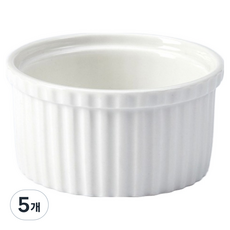 HAPPY JUNG 韓國醬料碗 烤盅 小 55ml, 白色, 5個
