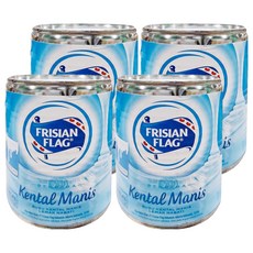 FRISIAN FLAG 原味煉乳, 370g, 4罐