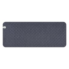 GOMPYO 安心電磁波 EMF 碳纖維電熱毯 MSP-F75GY 簡約黑灰, 迷你單人(67.5 x 180 cm)