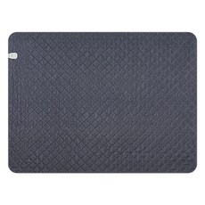 GOMPYO 安心電磁波 EMF 碳纖維電熱毯 簡約黑灰 MSP-Y170ND, 雙人(135 x 180 cm)