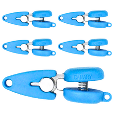 CANARY 長谷川刃物 超迷你剪刀 CA-35-BU 35 x 10 x 15mm 5g, 天空藍, 5支