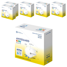 ANYGUARD KF94 黃沙防疫口罩 (小型), 50片, 6盒, 白色