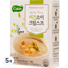 Calido 即食嚴選素食濃湯沖泡包, 75g, 5盒