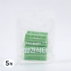 미스터추추 강아지 얌얌간식타임 덴탈스틱, 500g, 5개, 애플민트