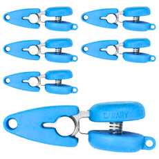 CANARY 長谷川刃物 超迷你剪刀 CA-35-BU 35 x 10 x 15mm 5g, 天空藍, 6支