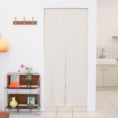 PLENO 遮蔽簾 分離式 + 伸縮桿, 網格紋象牙白