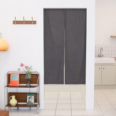 PLENO 紗窗 窗簾 廚房 布藝 紗窗 中門 布門 入口 多功能房 陽台, 格紋炭灰色