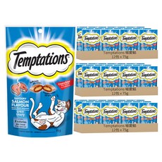 Temptations 喵愛餡 貓點心, 開胃甜鮭口味, 75g, 36包