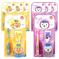 Pororo and Chika Chika 幼兒刷牙套組 Pororo+Patty, 4套