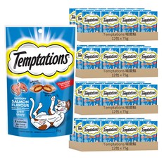Temptations 喵愛餡 貓點心, 開胃甜鮭口味, 75g, 48包