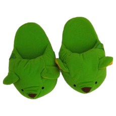 K's Kids 奇智奇思 室內拖鞋-山姆熊 主要材質: 天鹅绒, 19.5 x 10cm, 1雙