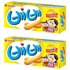 ORION 好麗友 貝貝牛奶餅乾棒, 80g, 2盒