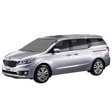 XFIT KIA Carnival汽車擋風玻璃遮陽罩, 混合顏色, 1個