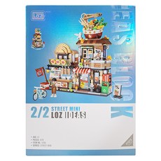 LoZ 螺螄粉店 積木玩具 1295 3歲以上, 多色, 1盒