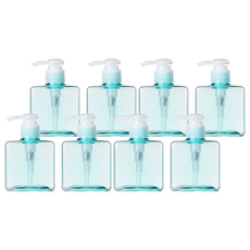 G&Y 乳液按壓空瓶 250ml, 4個, 藍色
