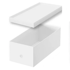 滾輪收納文件整理箱 長號矮款 可堆疊 桌面整理