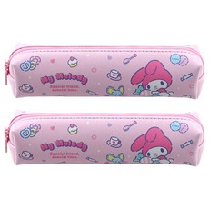 三麗鷗角色 基本款鉛筆盒, 美樂蒂, 2個