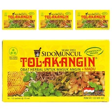 SIDOMUNCUL 蜂蜜薄荷風味調味飲品 (12入), 180ml, 4盒