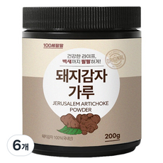 백세팔팔 돼지감자가루, 6개, 200g