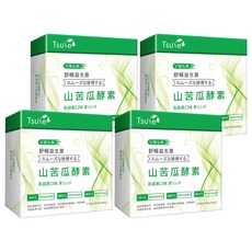 Tsuie 日濢 舒暢益生菌山苦瓜酵素 強化版 花蓮4號山苦瓜 幫助調整體質 排便順暢 告別卡卡人生, 15入, 2.5g, 4盒