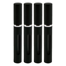 DM Allupview 便攜式豪華噴霧瓶 5ml, 黑色, 4個