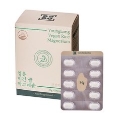 YOUNG LONG 可素食米糠萃取鎂能量錠 30g, 1個, 60顆