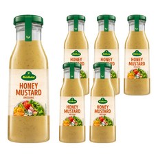 Kuhne 冠利 蜂蜜芥末沙拉醬,250ml,6瓶