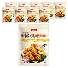 움트리 켄터키 치킨용 바삭파우다, 1kg, 10개