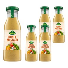 Kuhne 冠利 蜂蜜芥末沙拉醬 250ml,5瓶