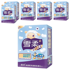 雪柔 金優質平版衛生紙, 6包, 6袋