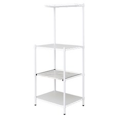 dayneeds 日需百備 烤漆滑軌收納電器架, 4層, 白色