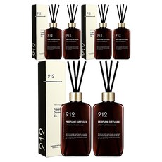 912 퍼퓸 디퓨저 2p + 리드스틱 8p 세트, 선데이모닝, 250ml, 3개