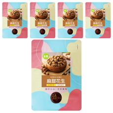 臻御行 麻甜花生, 5個, 300g