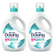 다우니 탈취 실내건조 자스민향 세탁세제 본품, 3L, 2개
