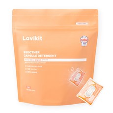 La vikit Soktner 膠囊洗衣精 深層潔淨 杏桃麝香, 38入, 1個