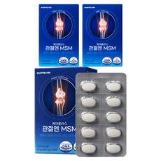 Kyung Nam Pharm 慶南製藥 MSM&維他命D&鋅保健錠 60g, 60顆, 3個