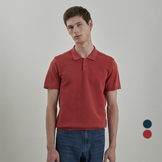 INDIAN 男款素色翻領針織衫 MIEBS5M2301