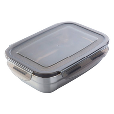 MASIONS 美心 維多利亞 Victoria 皇家316不鏽鋼多功能密扣保鮮盒 長方形, 長方形 700ml, 1個