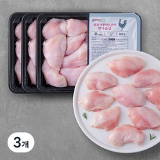 곰곰 유황먹인 닭의 닭가슴살 (냉장), 600g, 3개