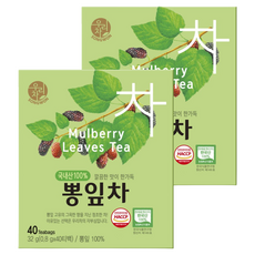 우리차 뽕잎차, 800mg, 40개입, 2개