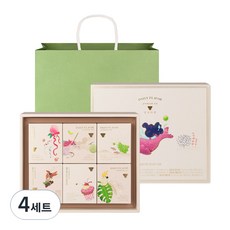 SSANGGYE 日常茶碗香草茶禮盒+購物袋, 4組