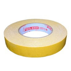 鹿頭牌 強力雙面布膠帶 20mm x 25m 適用於手工藝、辦公室及家庭裝飾, 1捲