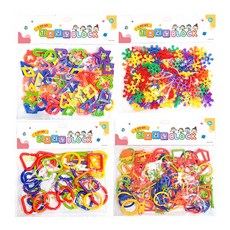 基礎替換積木 機械 4件組, 混色