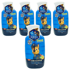 nickelodeon PAW PATROL 汪汪隊立大功 兒童洗髮沐浴泡泡露, 胺基酸成分 pH5.5 溫和配方, 500g, 5瓶