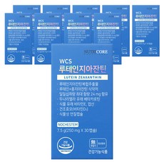 NUTRICORE 葉黃素和黃質營養補充劑, 30顆, 10個
