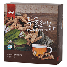 꽃샘 둥굴레차, 1.2g, 100개입, 1개