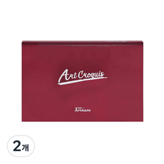 Artmate 素描本精裝本 紅色 105g, B5, 2個