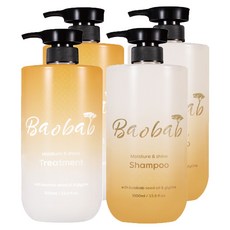 RAON PROFESSIONAL Baobab優質洗髮精 1L+護髮素 1L組, 2組